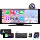 Pantalla 10'' 4K Carpuride W904 con CarPlay, Android Auto y Dash CAM