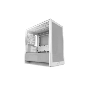 NZXT H3 Flow 2025: Caja Micro-ATX Blanca con Cristal Templado