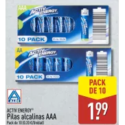 Pilas ACTIV ENERGY, powerbank solar CASALUX y foco LED