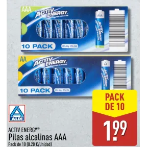 Pilas ACTIV ENERGY, powerbank solar CASALUX y foco LED