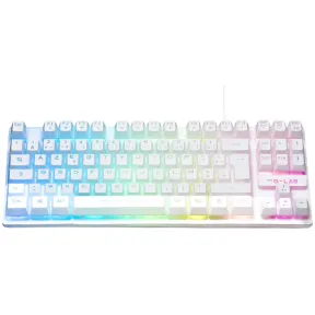 Teclado Keyz Caesium TKL Blanco de 87 Teclas
