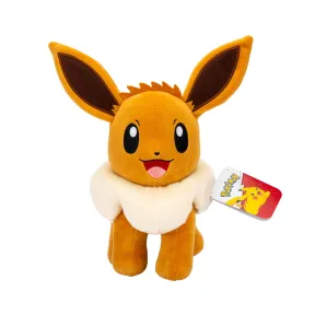 Peluche Eevee Pokémon de 30,5 cm Suave y Adorable
