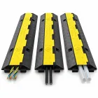 Pack de 3 rampas pasacables VEVOR de goma, 2 canales y 5 t