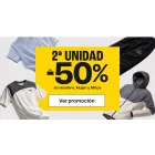 50% de descuento en la 2.ª unidad de productos seleccionados
