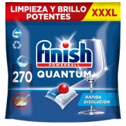 Pastillas para Lavavajillas Finish Powerball Quantum, 270 unidades