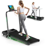 Cinta de Correr Plegable 5 en 1, 12 km/h e Inclinación 9%