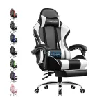 GTPLAYER Silla Gaming Ergonómica con Masaje y Reposapiés
