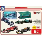Coches F1 de metal a escala 1:43 por 6,90 € la unidad