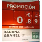 Banana a 0,89 €/kg en Alcampo