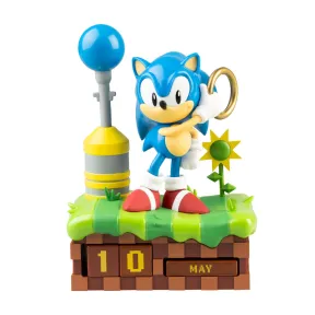 Calendario Perpetuo 3D Sonic Oficial para Habitación Gamer