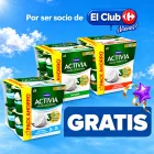 Pack Activia GRATIS en Club Carrefour por compras de más de 50€
