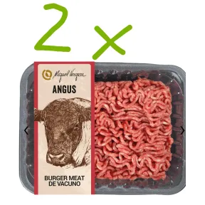 Carne picada de vacuno Angus: 2 x 350 g a 9,98 €/kg