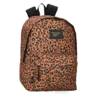 Mochila Reebok con estampado de leopardo