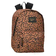 Mochila Reebok con estampado de leopardo