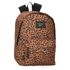 Mochila Reebok con estampado de leopardo