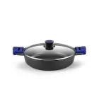 BRA Advanced: cacerola baja 24 cm de aluminio antiadherente