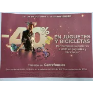 Juguetes y bicicletas Carrefour: 40% de descuento