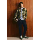 Parka Springfield camuflaje con cuello contraste, S a XXL