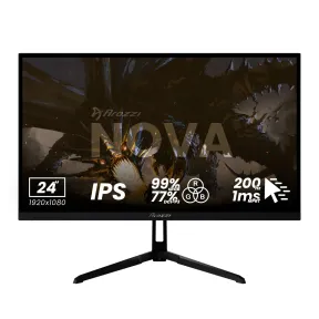 Monitor Gaming Arozzi Nova 24" IPS FHD 200 Hz 1 ms Negro