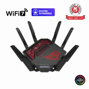 Router ASUS ROG Rapture GT-BE19000 Tribanda Wi-Fi 7