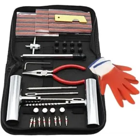 Kit de reparación de neumáticos de 48 piezas