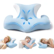 Almohada Cervical para Cuello 64×48×24 cm