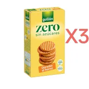 Gullón Dorada al Horno sin Azúcar 330 g | Pack de 3