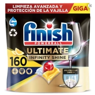 Cápsulas Finish Powerball Ultimate Infinity Shine 160x