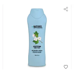 Gel de Baño y Ducha con Algodón y Talco