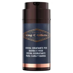King C. Gillette: crema hidratante facial y barba 100 ml