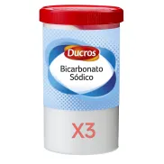 Ducros Bicarbonato Sódico 250 g x3 para Cocina y Repostería