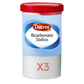 Ducros Bicarbonato Sódico 250 g x3 para Cocina y Repostería