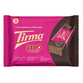 Tirma Ambrosías ZERO: 3 barritas 70% cacao sin azúcar añadido