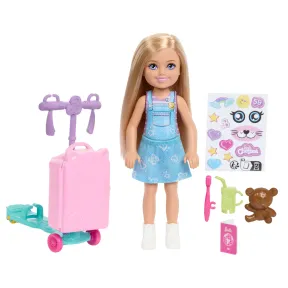 Barbie Club Chelsea: muñeca con maleta y accesorios de viaje