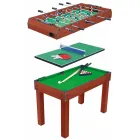 Mesa 3 en 1 Devessport: Futbolín, Billar y Ping-Pong