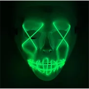 Máscara LED Purge para Halloween con iluminación regulable