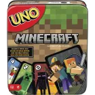 UNO Minecraft de Mattel Games: Juego de Cartas en Lata