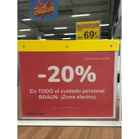 Carrefour: -20% en todo el cuidado personal Braun