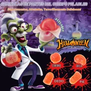 Gominolas Halloween 240 g con Zumo de Fruta para Truco o Trato