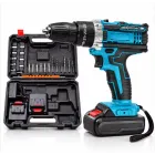 Taladro Percutor Inalámbrico 21V con 2 Baterías de 1,5Ah