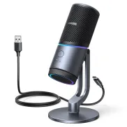 Micrófono USB UGREEN de Condensador para PC 24bit 96kHz