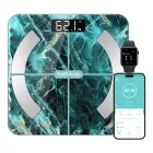Báscula digital Bluetooth con app, grasa corporal e IMC