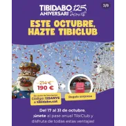 Tibidabo: pase anual TibiClub + camiseta y regalos por 190 €