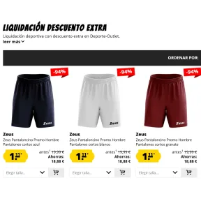 Ofertas de otoño: liquidación desde 1,11€