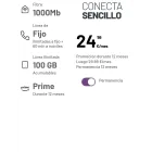 Tarifa Conecta Sencillo: fibra 1000 Mb y móvil con 100 GB