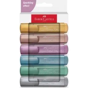 Faber-Castell: set de 6 rotuladores metalizados