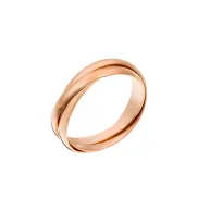 Anillo Saturna en oro rosa 375/1000 de 1,8 g