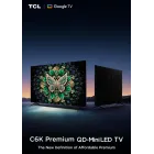 TCL 50C6K: Smart TV Mini LED 50" QLED 4K con Dolby Atmos