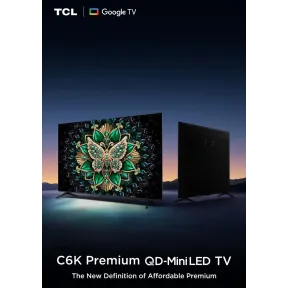 TCL 50C6K: Smart TV Mini LED 50" QLED 4K con Dolby Atmos