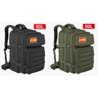 Mochila Impermeable 50L de Nylon para Senderismo y Camping